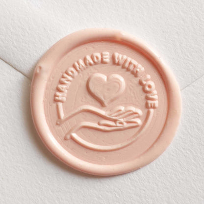 Wax Seal Stamp; Handmade With Love