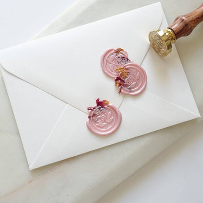 Wax Seal Stamp; Peony Flower