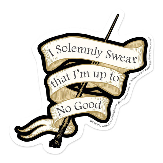 Solemnly Swear Banner Vinyl Sticker