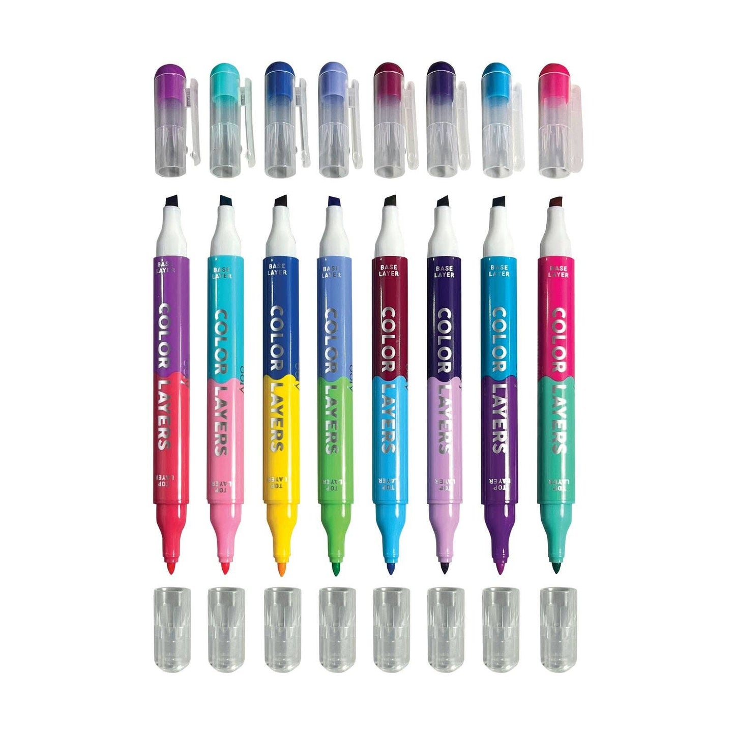 Ooly Color Layers Double-Ended Markers (Set of 8)