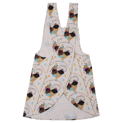 Pinafore Apron; Polish Rooster