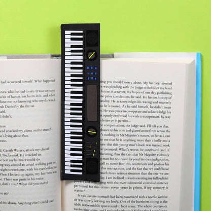 Die Cut Bookmark; Keyboard By Humdrum Paper