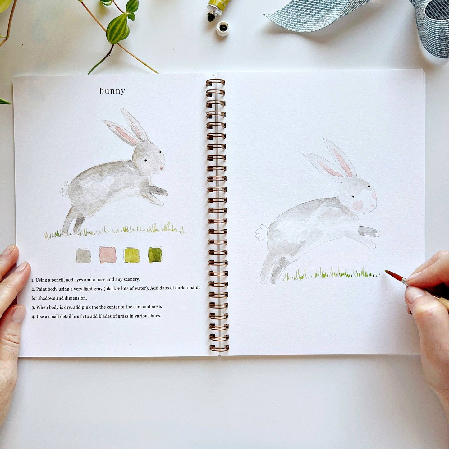 Watercolor Workbook; Animals By Emily Lex Studio