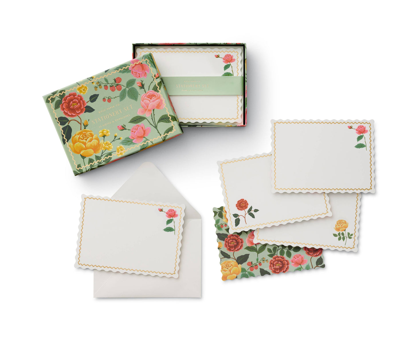 Rifle Paper Co. Stationery Set; Roses