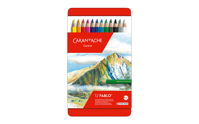 Caran D'Ache Pablo Colored Pencils (Set of 12)