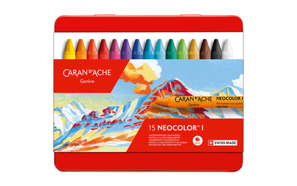 Caran D'Ache Neocolor; Wax Pastel (Set of 15)