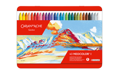 Caran D'Ache Neocolor; Wax Pastel (Set of 40)