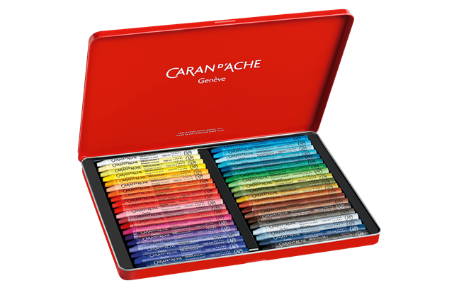 Caran D'Ache Neocolor; Wax Pastel (Set of 40)