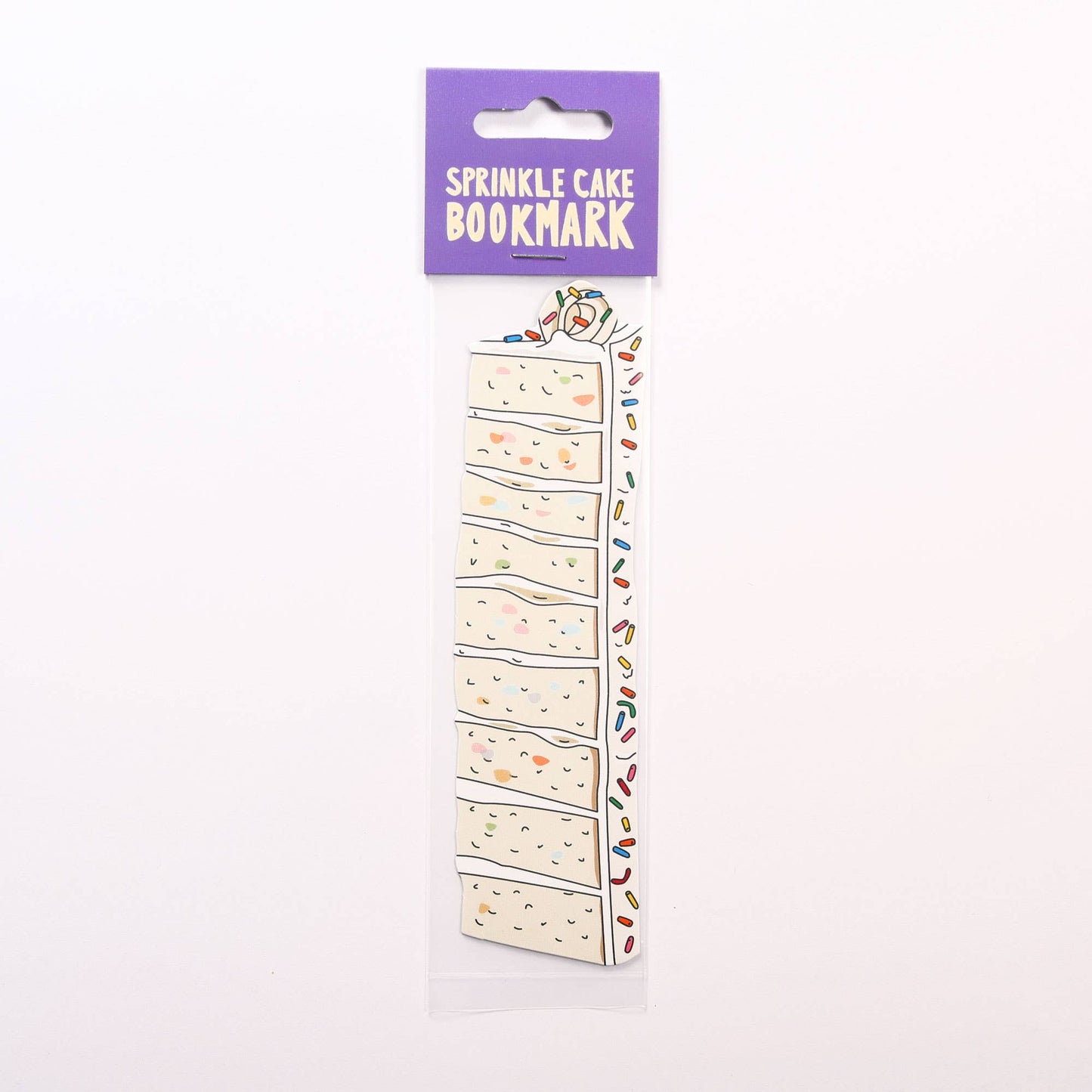Die Cut Bookmark; Sprinkle Cake Slice By Humdrum Paper
