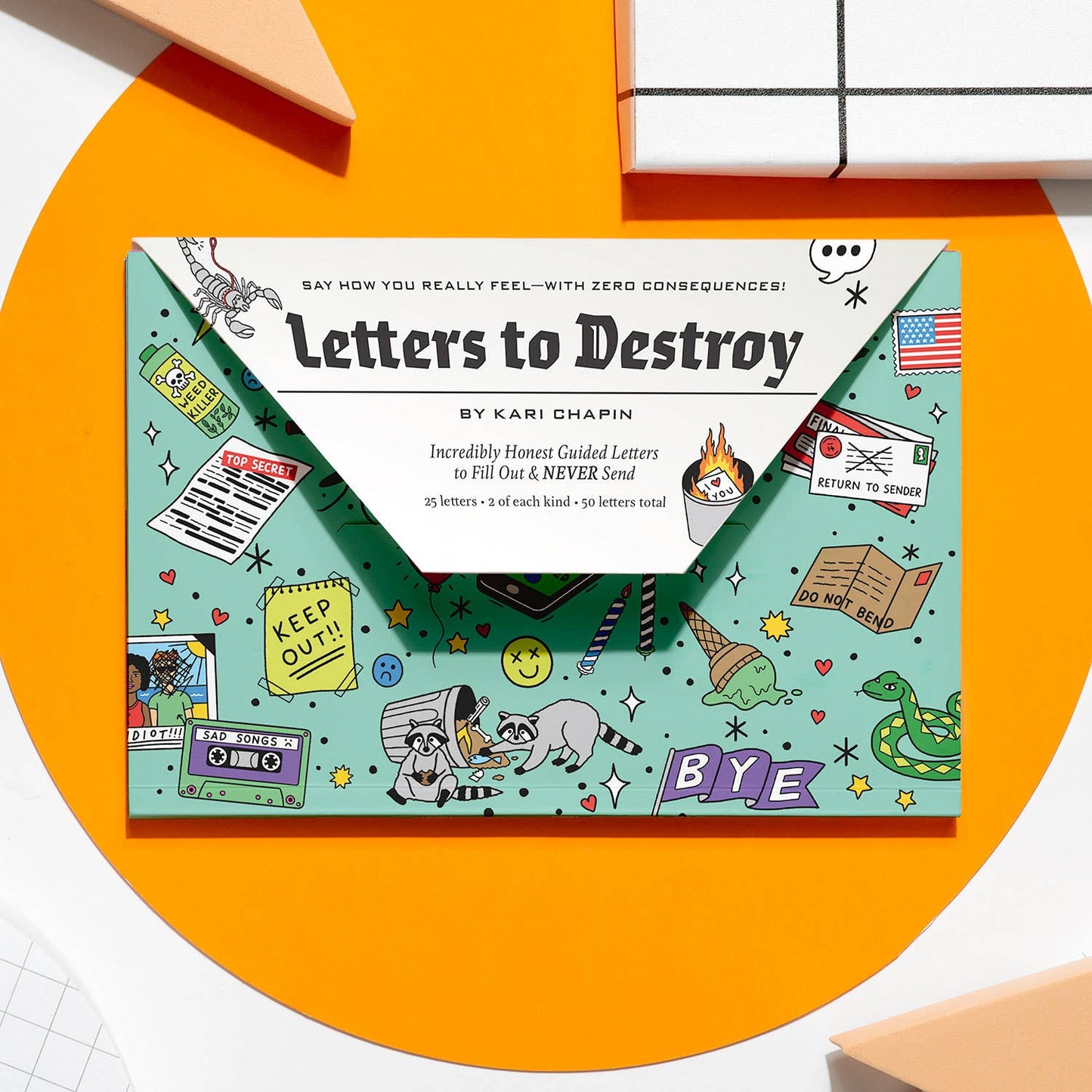 Letters to Destroy Journal (50 Letters)