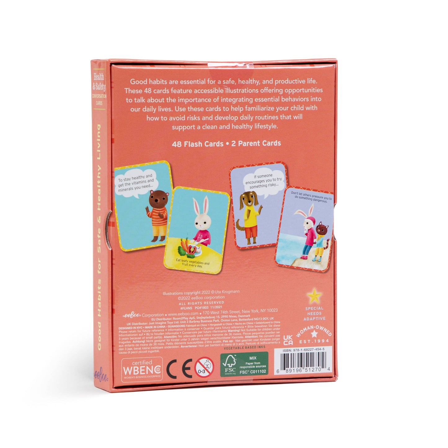 Eeboo Conversation Cards; Health & Safety