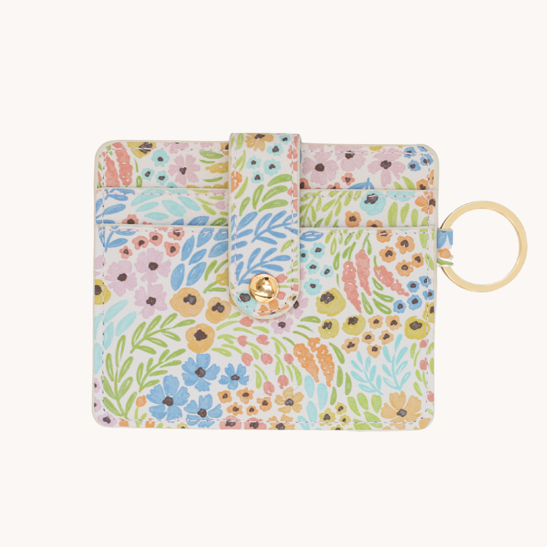 Wallet; Pastel Wildflower By Elyse Breanne Design