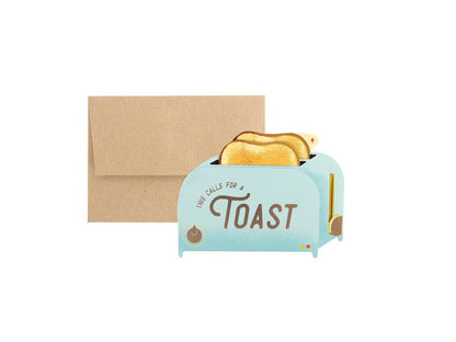 Congratulations Card; Toaster/Cheers (Pop-Up Card)