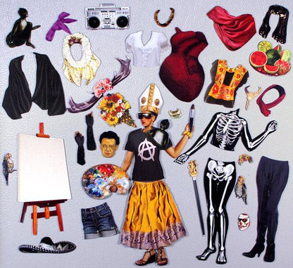 Magnetic Dress Up Set; Frida Kahlo