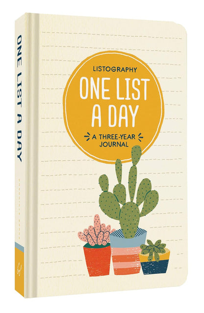 Three Year Journal; Listography: One List A Day