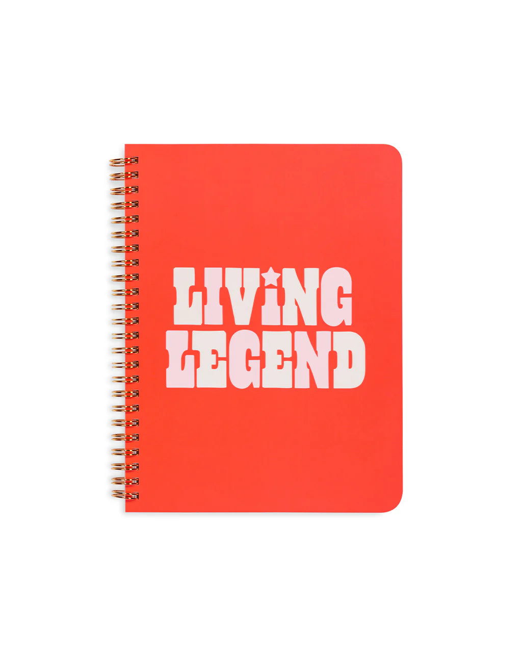 Spiral Notebook; LIVING LEGEND By Ban.dō