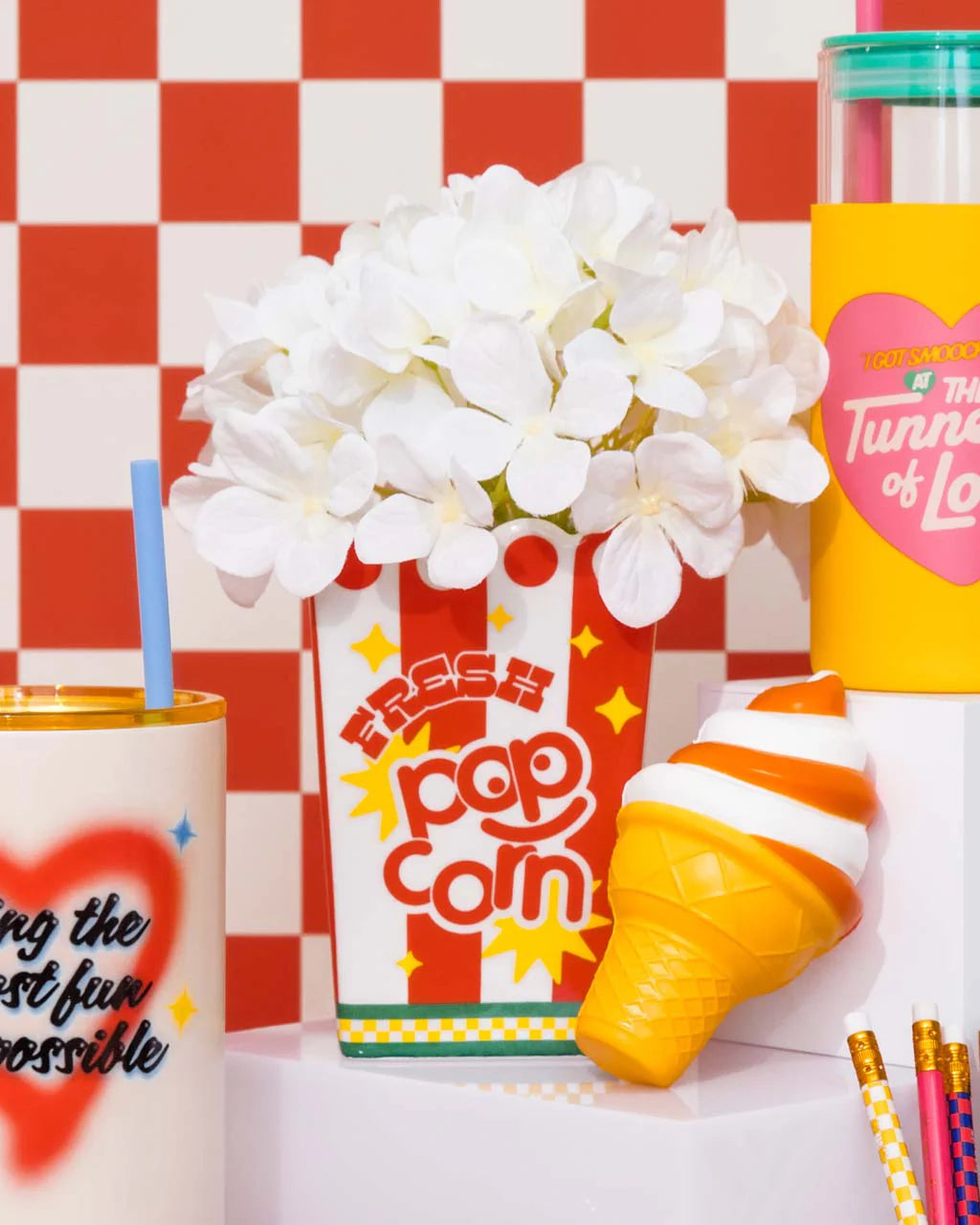 Ceramic Vase; POPCORN BAG By Ban.dō