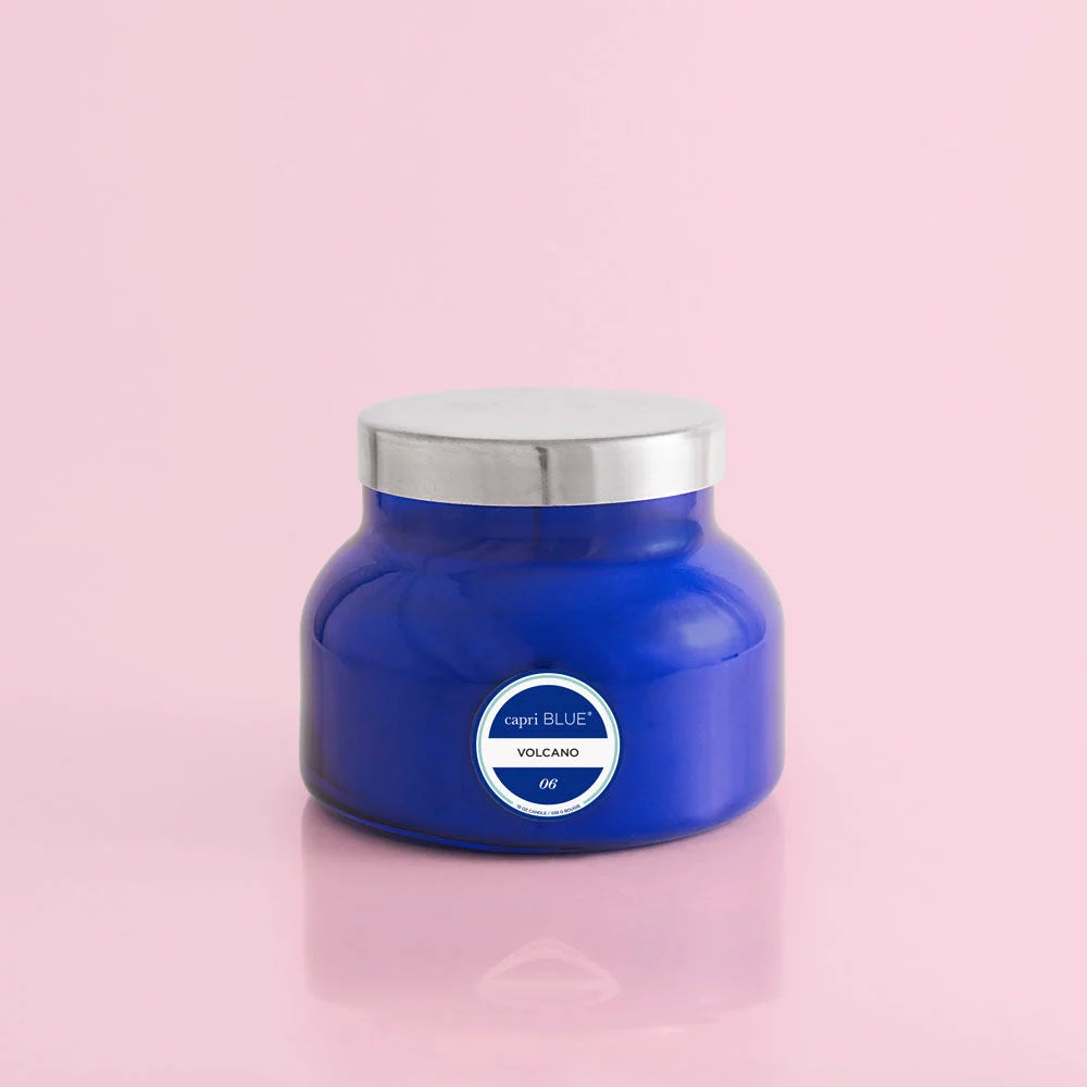 Capri Blue Candle, Signature Blue Jar (Volcano Scent, 19 oz)