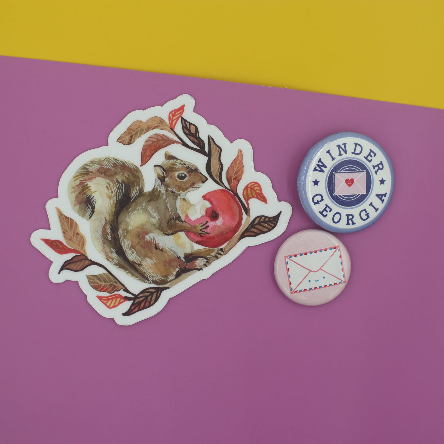 Vinyl Sticker; Squirrel - Made By Shellie