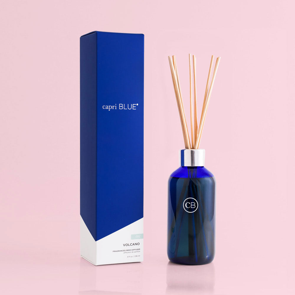 Capri Blue Reed Diffuser, Signature Blue (Volcano Scent, 8 fl oz)