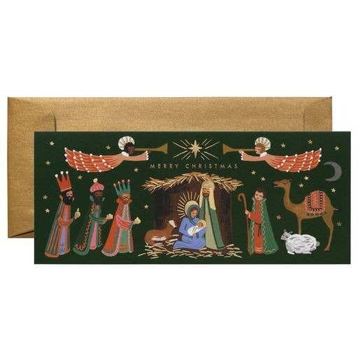 Rifle Paper Co. Christmas Card; Holiday Nativity No. 10