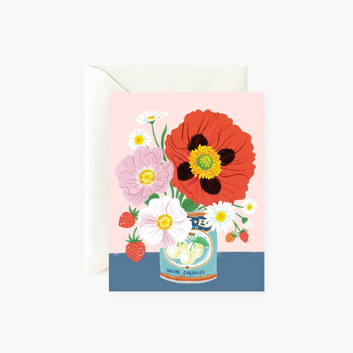 Greeting Card; Floral Tin By Botanica Paper Co.