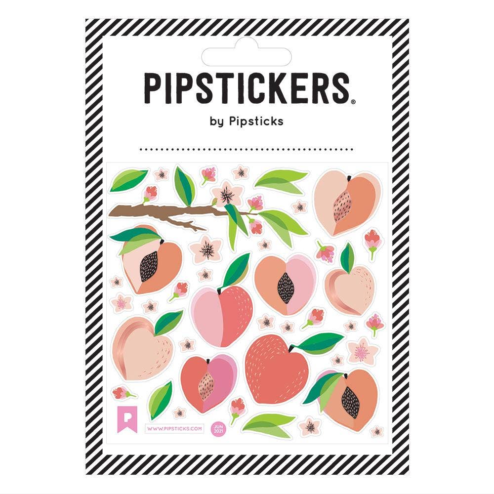 Pipsticks Sticker Sheet; That's Just Peachy