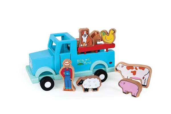 Magnetic Farm Truck; Down on the Farm (with play shapes)