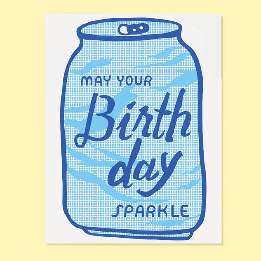 Birthday Card; Sparkle