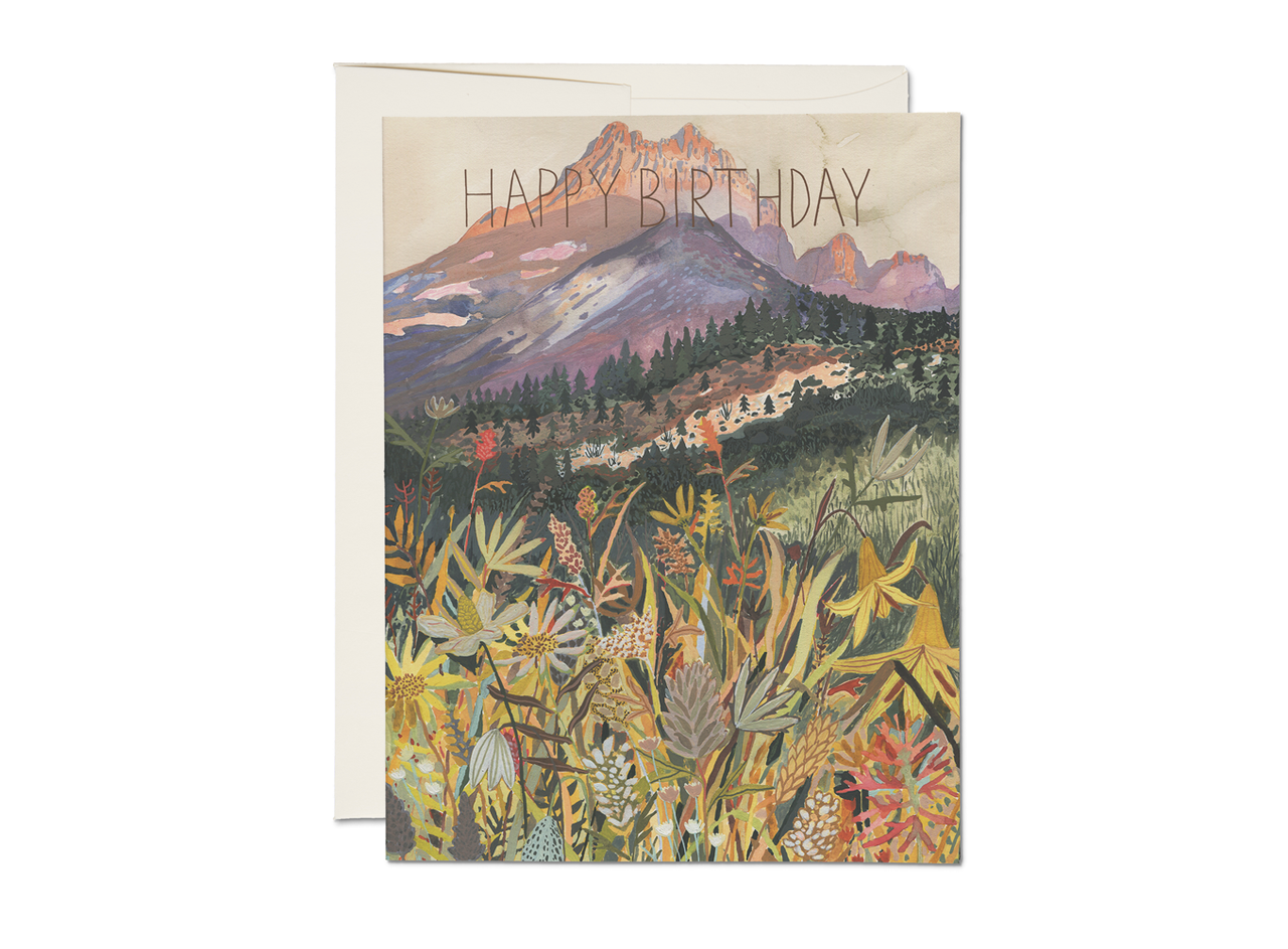 Birthday Card; Colorado Mountains