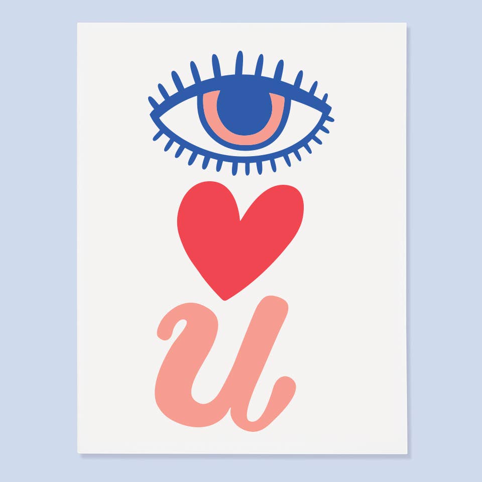 Love Card; Eye Heart U