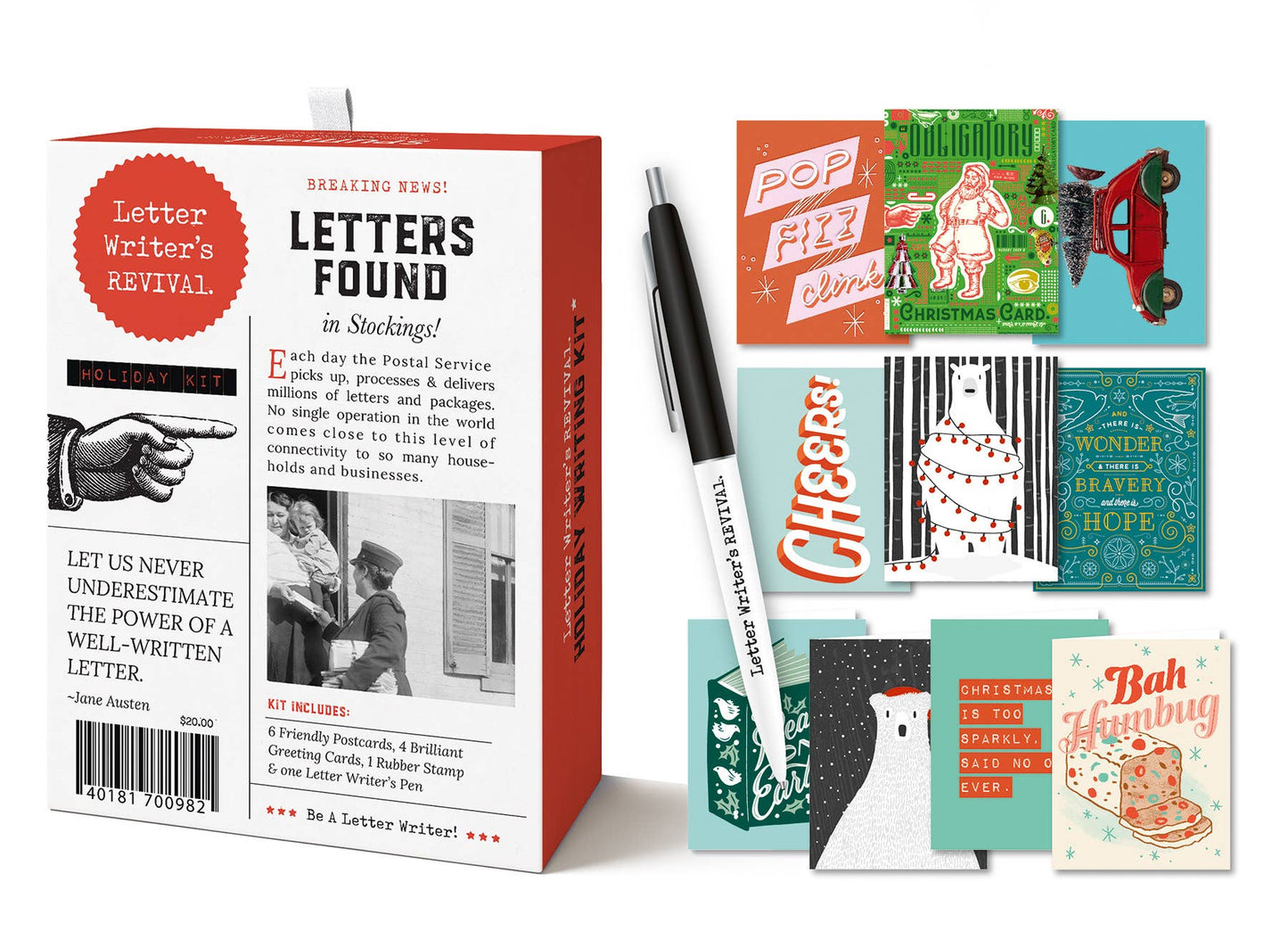 Letter Writer's Revival; Holiday Kit