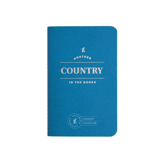 Mini Journal; Country Passport (Blue)