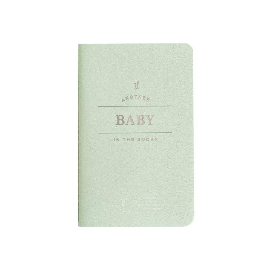 Mini Journal; Baby Passport (Green)