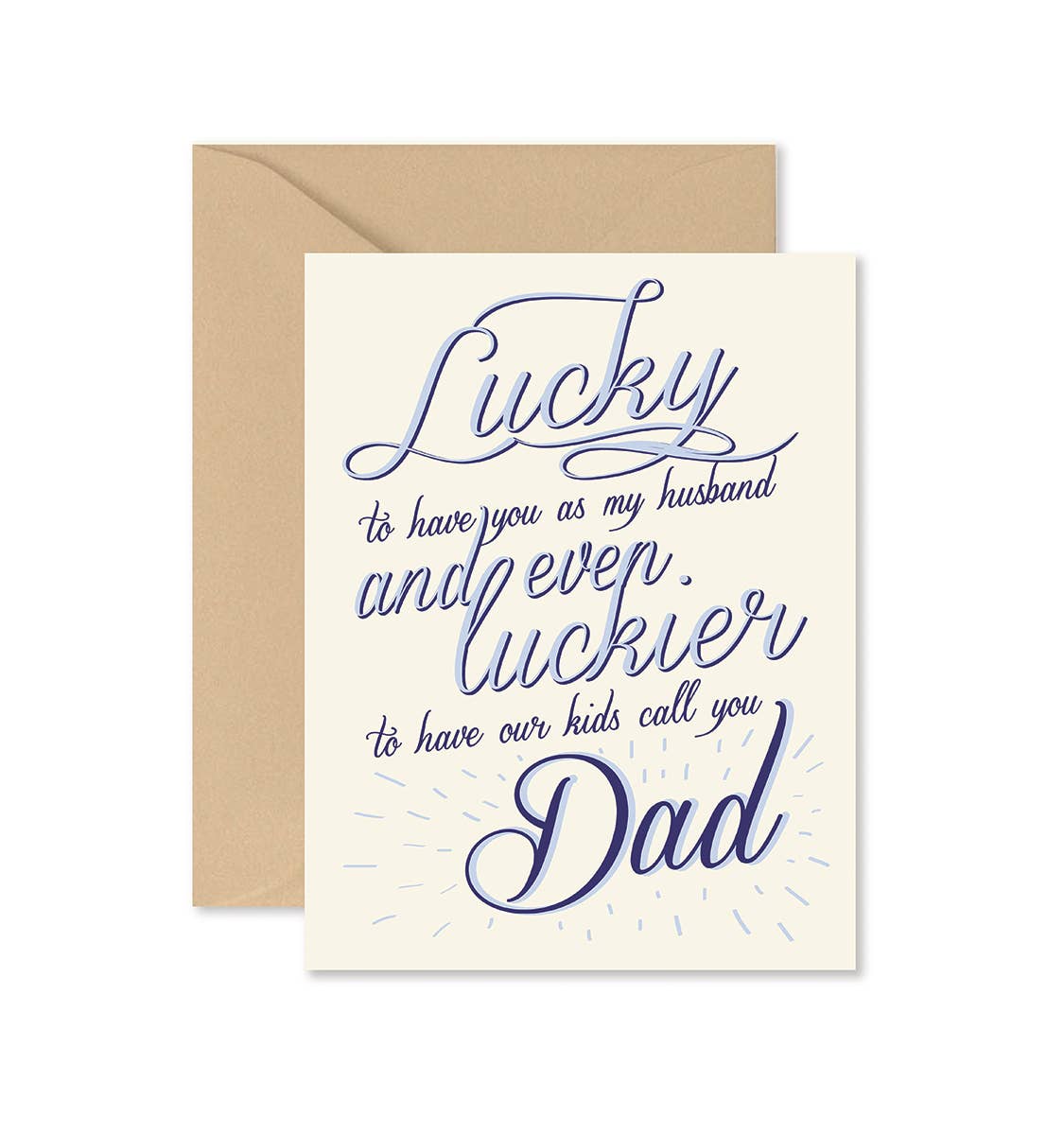 Greeting Card; Lucky Dad