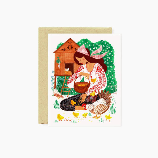 Greeting Card; Farmstead By Botanica Paper Co.