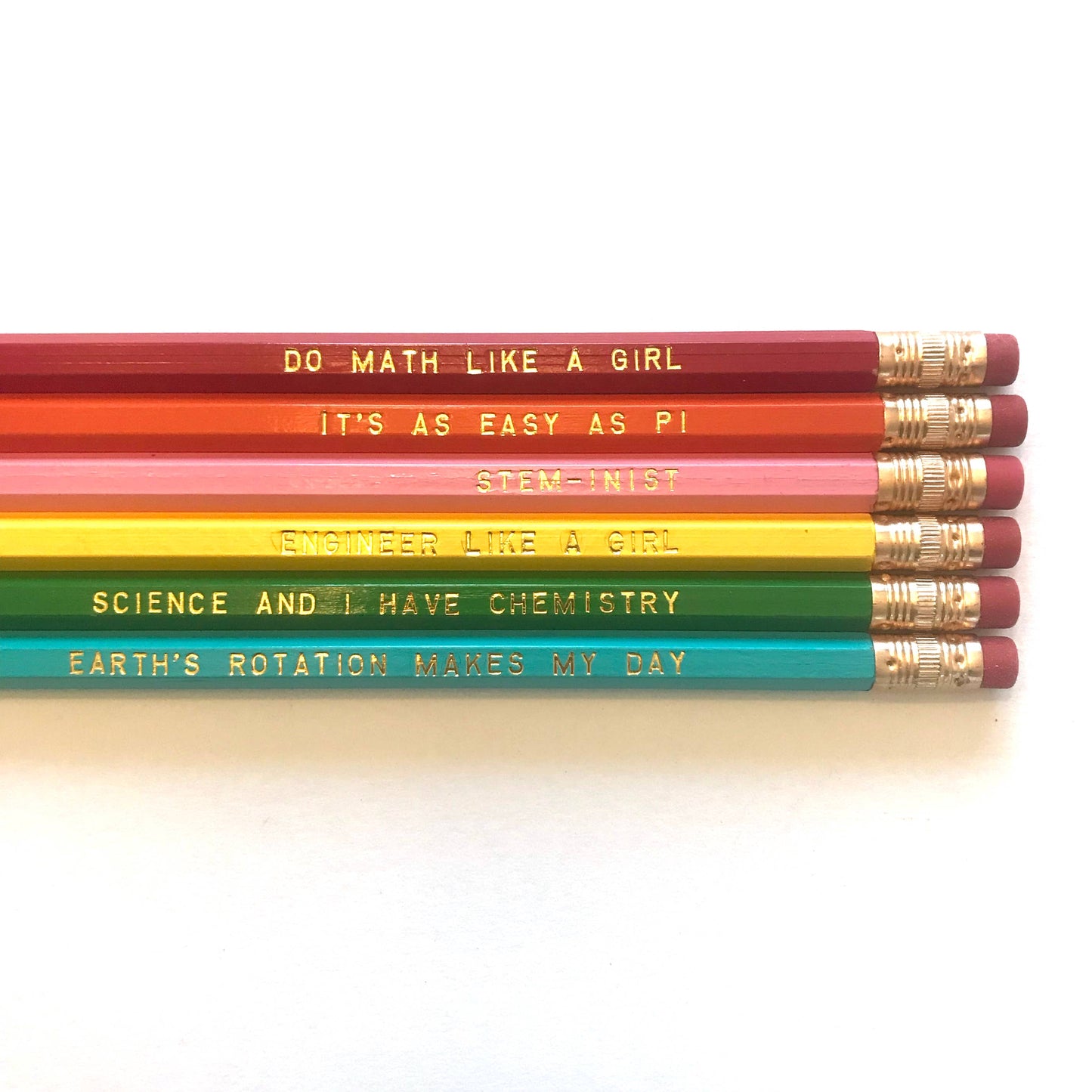 Pencil Pack; Girls in STEM (6 Pencils)