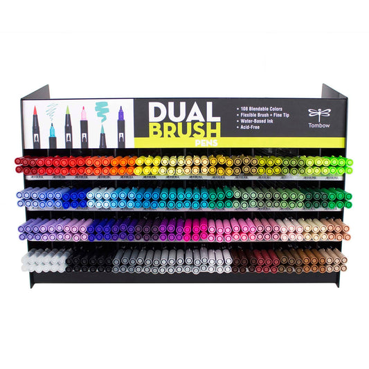 Tombow Dual Brush Markers; 54 Colors