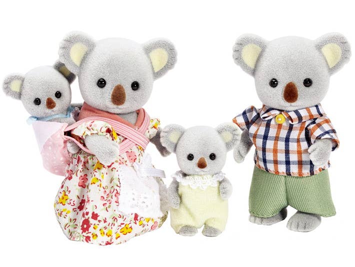 Calico Critters Koala Family; Set of 4