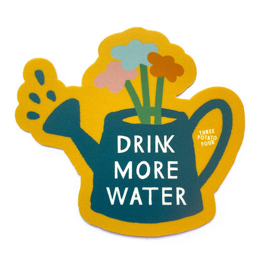 Vinyl Sticker; Drink More Water