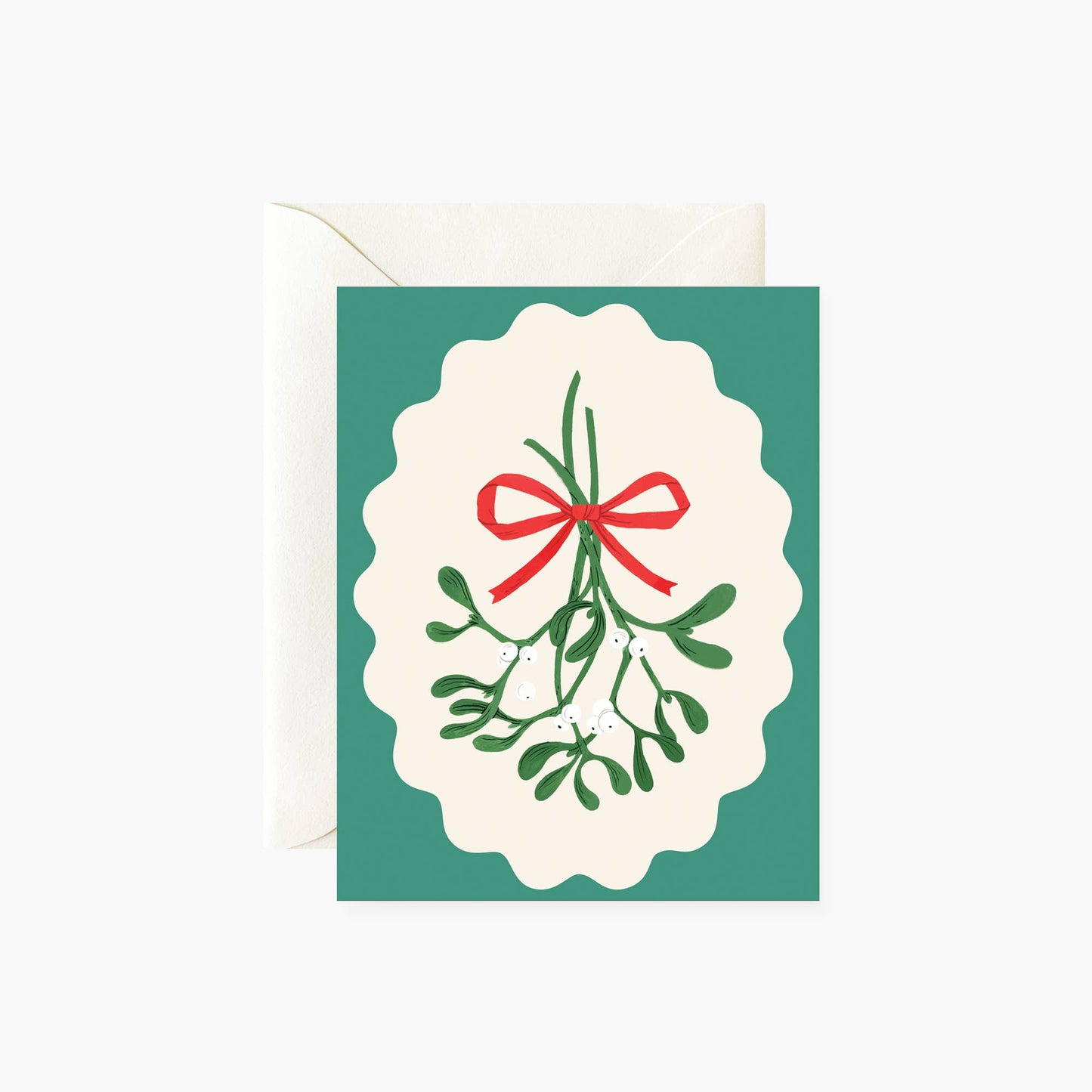 Greeting Card; Mistletoe By Botanica Paper Co.