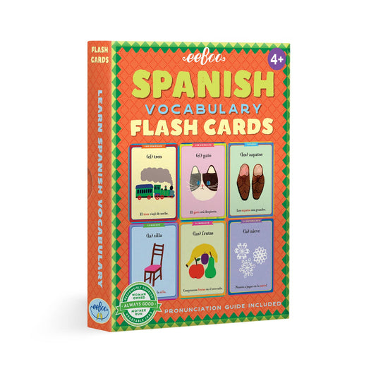 Eeboo Spanish Flash Cards (56 Cards)