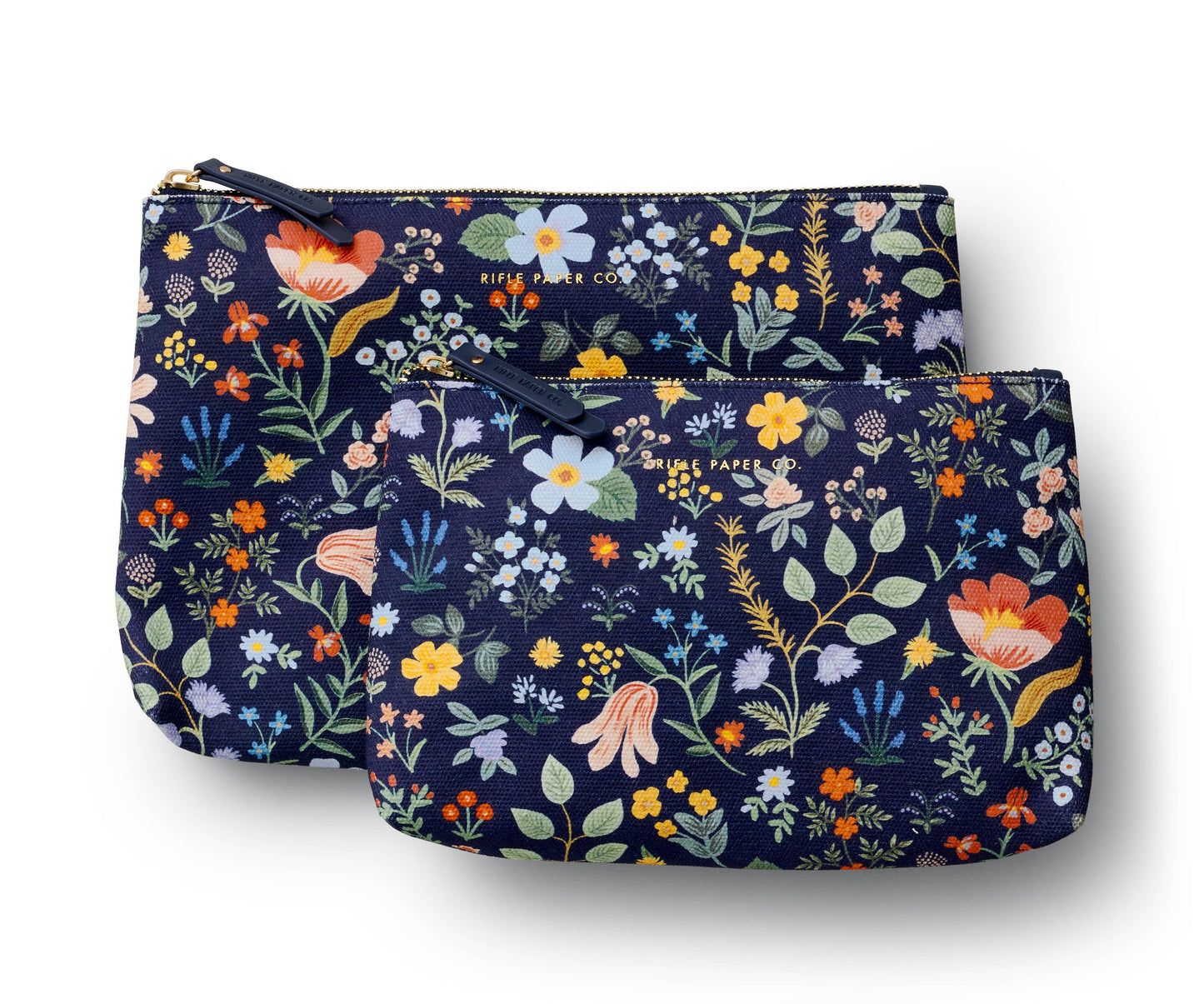 Rifle Paper Co. Zippered Pouch Set; Bramble Fields