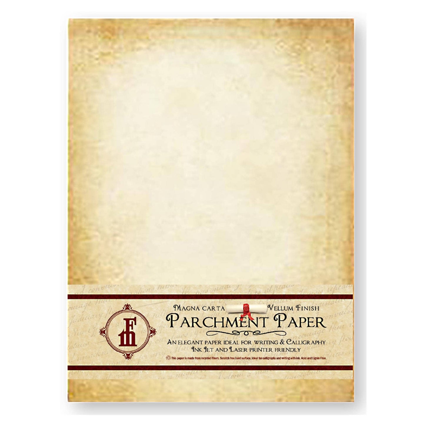 Parchment Stationery Paper Pack; Letter Size, Vintage Aged (20 Pages)