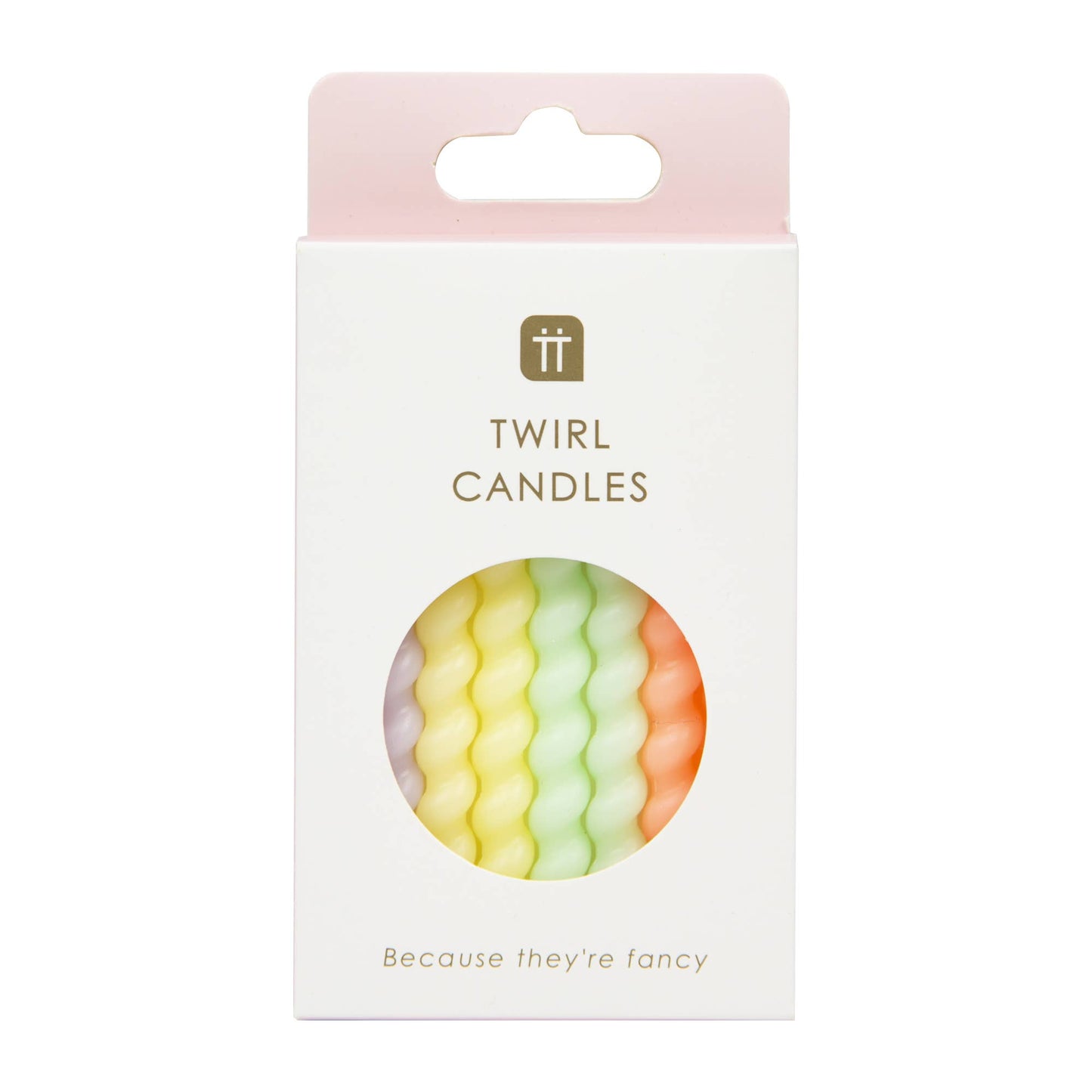 Birthday Candles; Twisted Pastel (8 Candles)