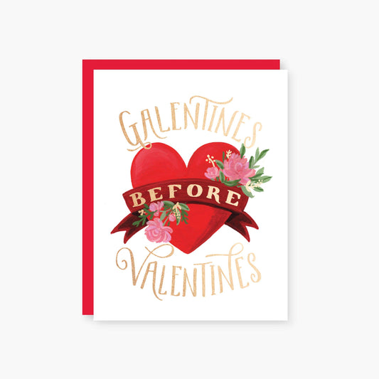 Valentines Day Card; Galentines Before Valentines