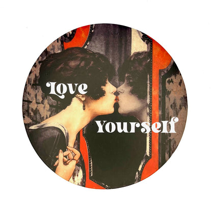 Vinyl Sticker; Love Yourself