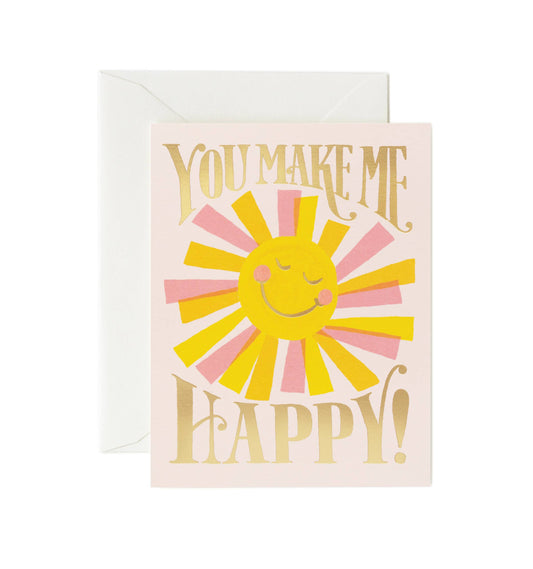 Rifle Paper Co. Boxed Card Set; You Make Me Happy (8 Cards + Envelopes)