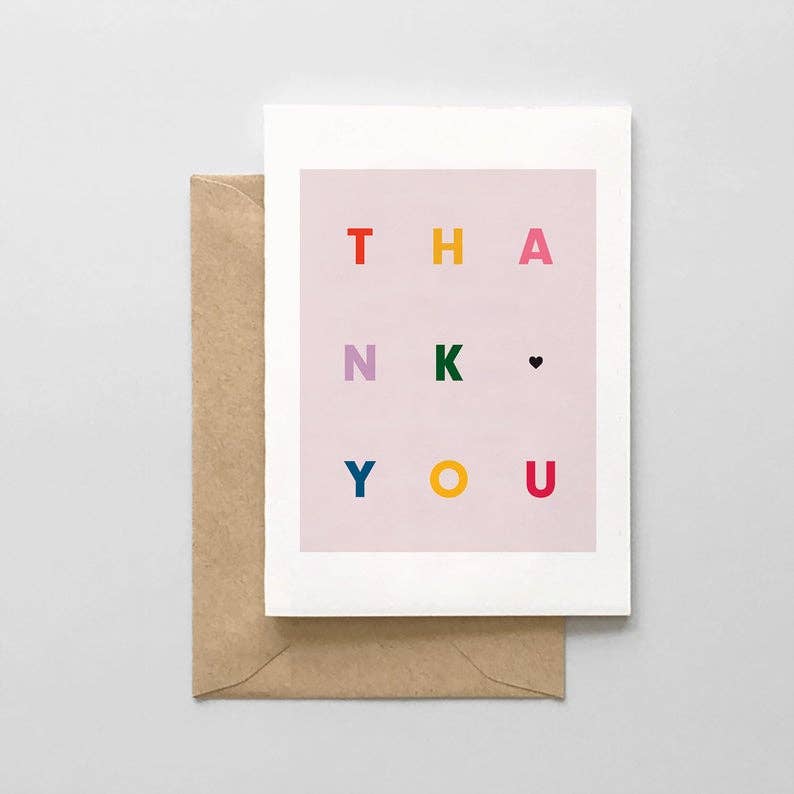 Boxed Card Set; Thank You (Multi Color, Set of 6 Cards + Envelopes)