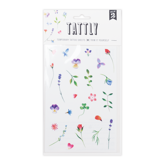 Temporary Tattoo Sheets; Petite Garden